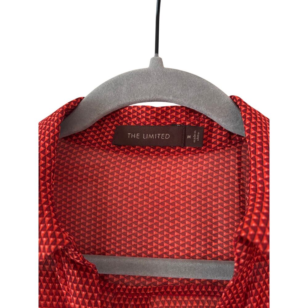 The Limited Red Button Down Shirt Medium - Picture 3 of 9